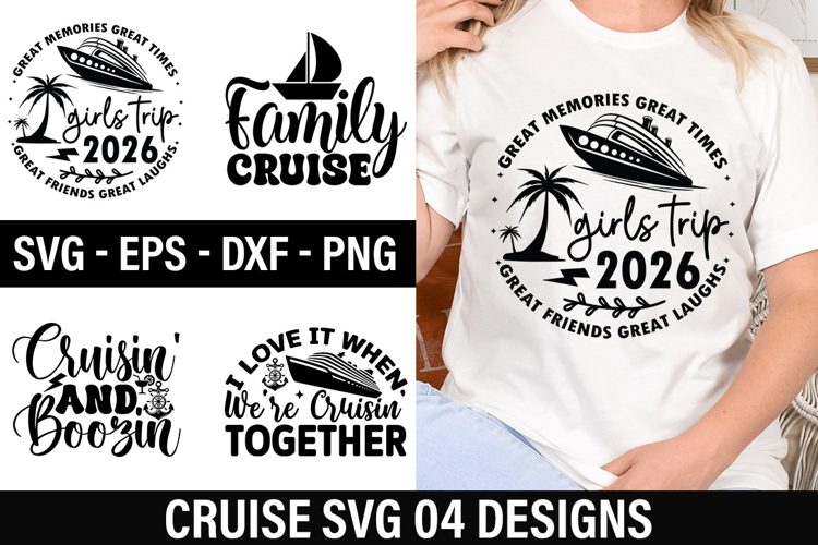 Cruise SVG Design - Great memories great times great friends