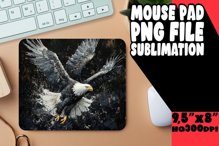 Bird-Themed Sublimation Mouse PaAvian Elegance on Mouse Pads