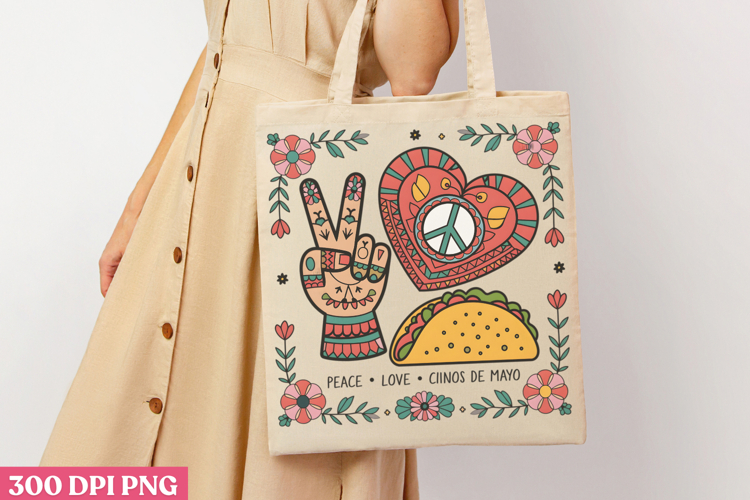 Peach love cinos de mayo PNG, Cinco De Mayo Sublimation PNG