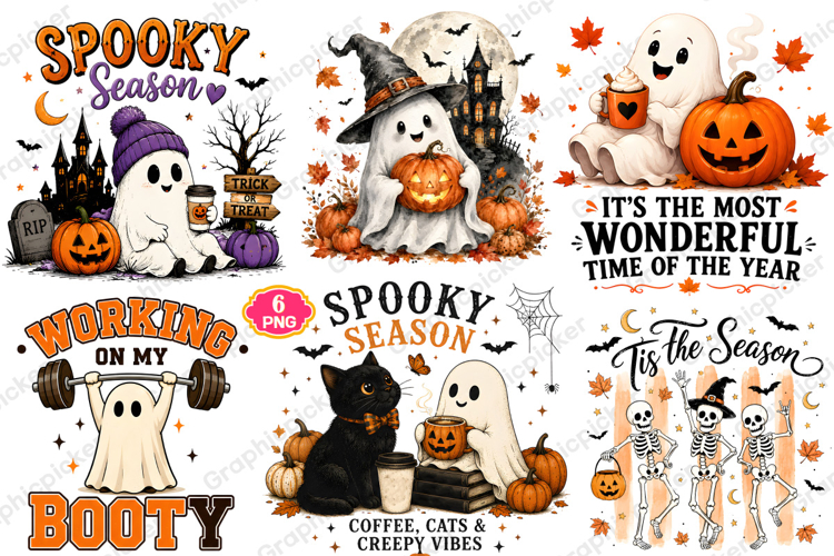 Trending Halloween PNG, Spooky Season PNG, Funny Halloween