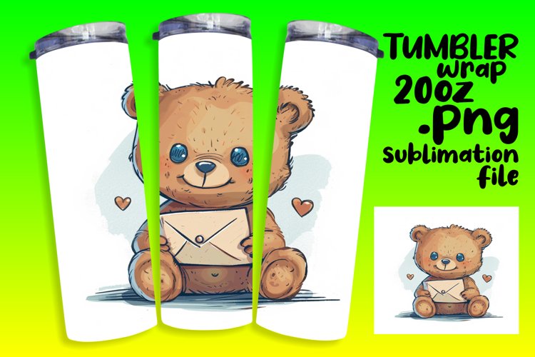 Cute Creatures Tumbler Sleeve: 20oz example image 1