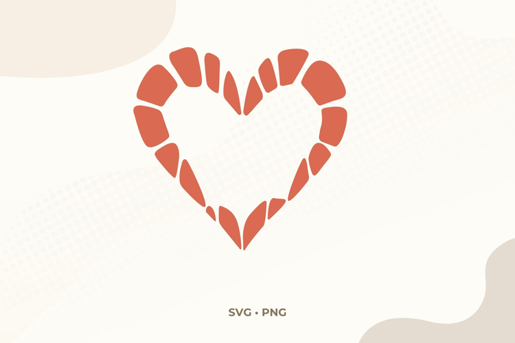 Mosaic Heart SVG PNG