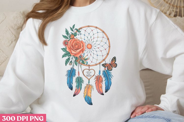 catch the Dream PNG, Dog Mom Sublimation PNG