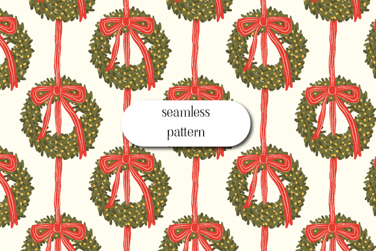 Christmas Seamless Pattern Image 10
