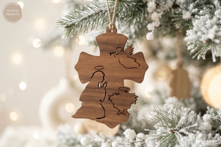 Nativity Scene Laser Cut Image 20
