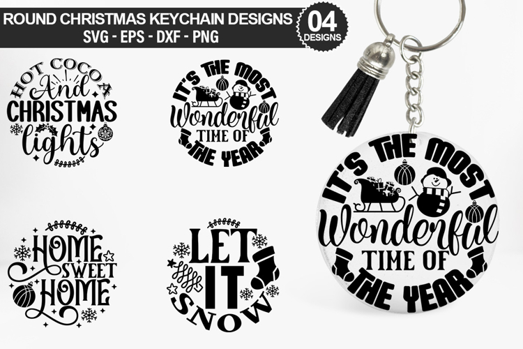 Round Keychain Svg Image 24
