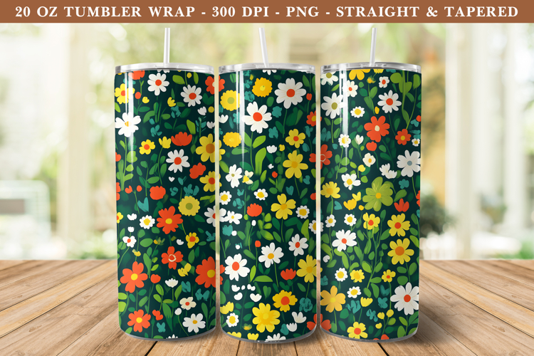 20 Oz Sublimation Tumbler Wrap Image 20