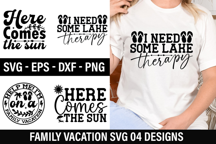 Family Vacation SVG Design - Help Me I M on a Family Vacatio