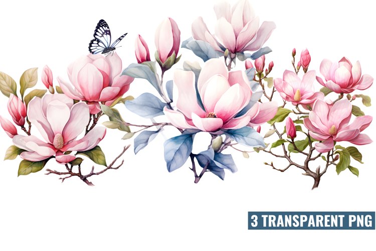 Magnolia Clipart Image 6