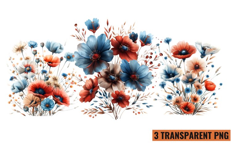 Wildflowers Clipart Image 19