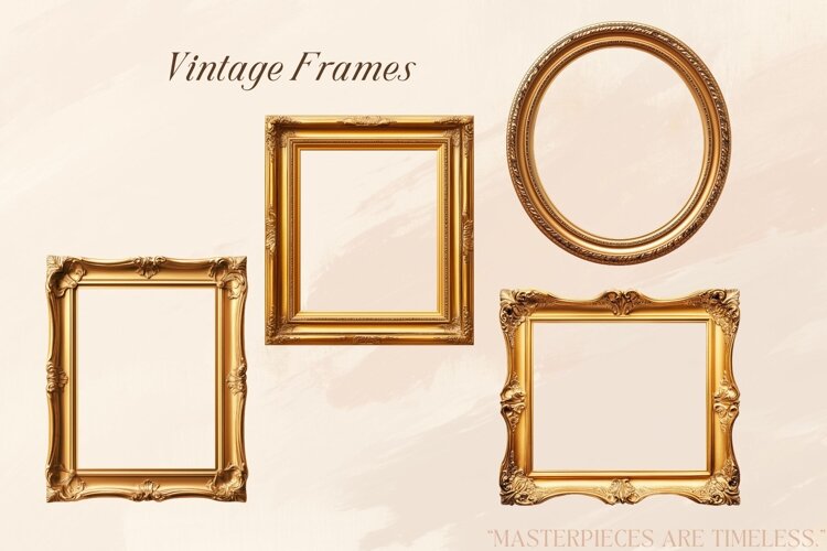 Renaissance Golden Elegant Frames example image 1