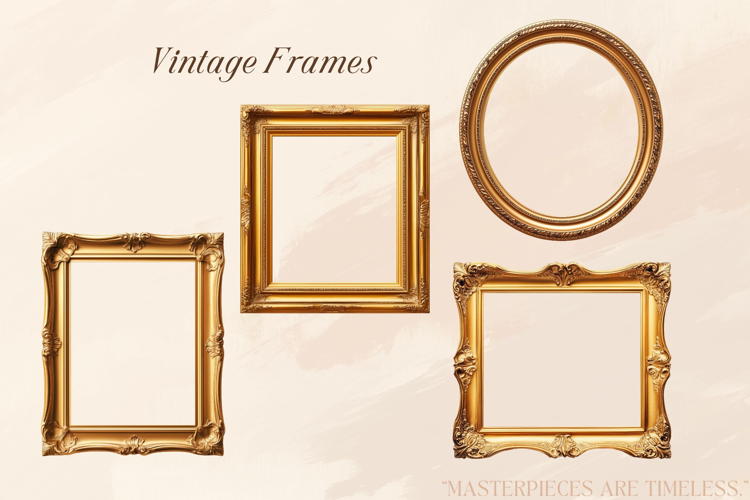 Renaissance Golden Elegant Frames