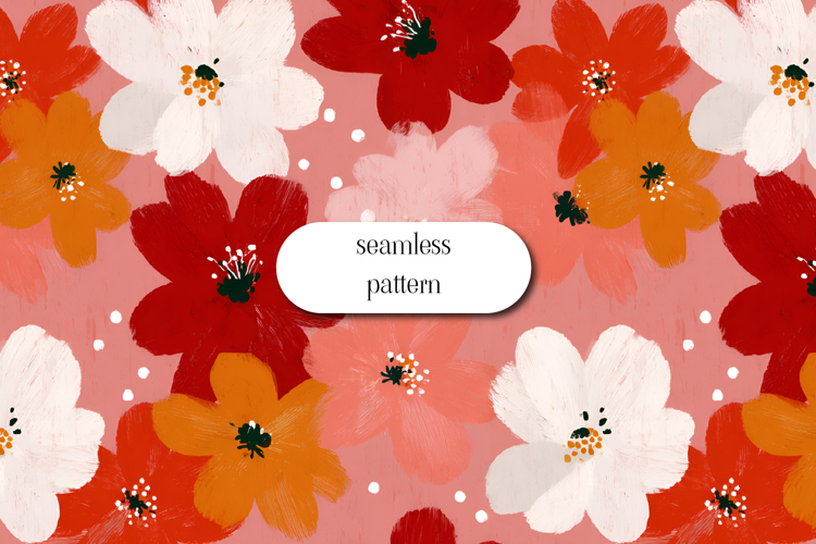 Floral Seamless Pattern Image 8