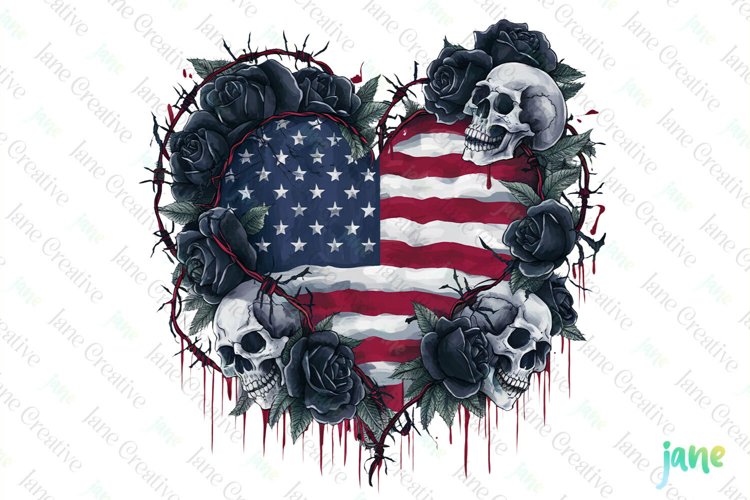American Flag Clipart Image 19