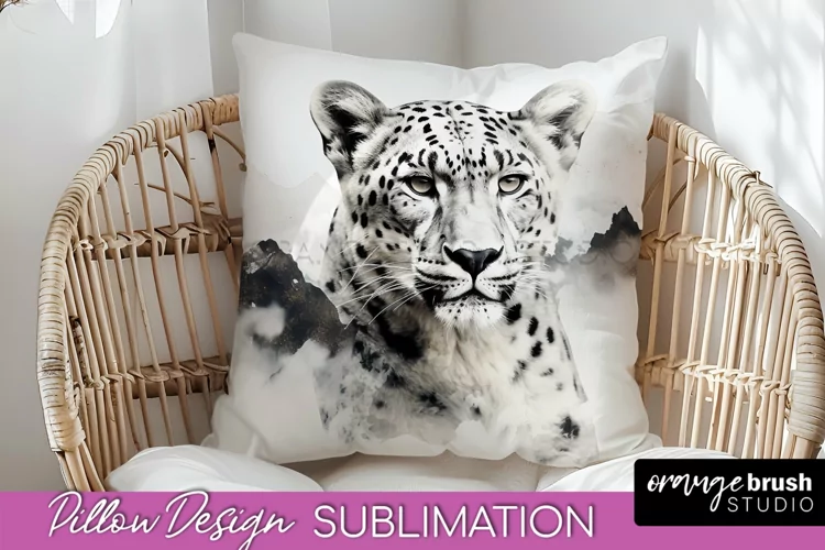 Wild Animals Pillow Cover - Mountain Pillow Sublimation