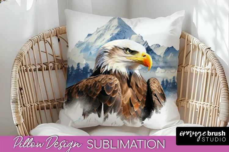 Wild Animals Pillow Cover - Mountain Pillow Sublimation