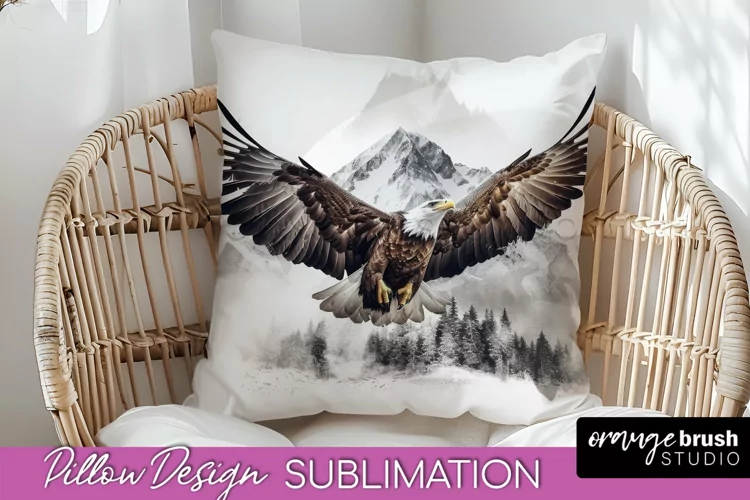 Wild Animals Pillow Cover - Mountain Pillow Sublimation