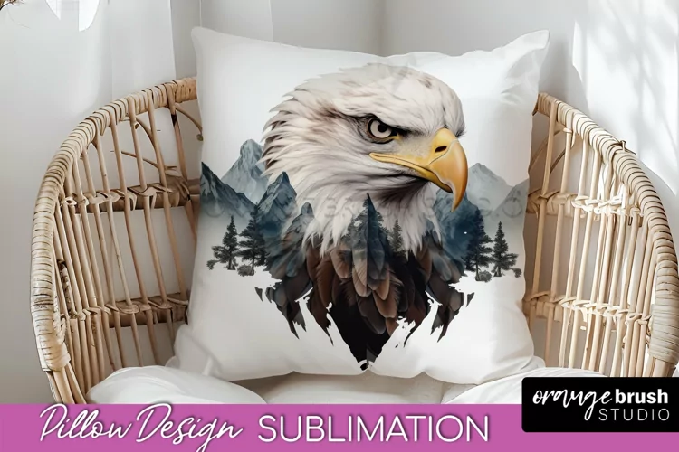 Wild Animals Pillow Cover - Mountain Pillow Sublimation