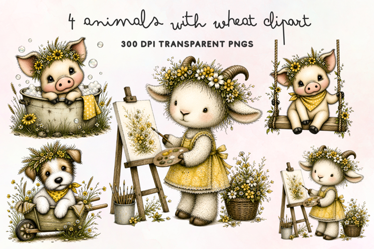 Farmhouse Clipart Image 13