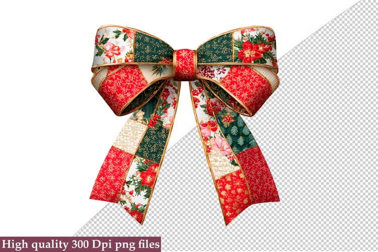 Christmas Bow Clipart Image 14