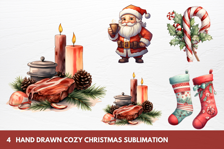 Christmas Watercolor Clipart Image 8