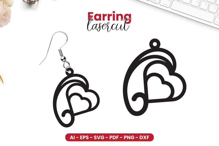 Earring LaserCut - Lasercut File