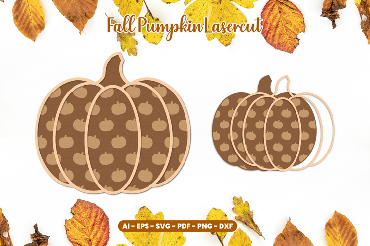 Fall Pumpkin Lasercut - Autumn Lasercut