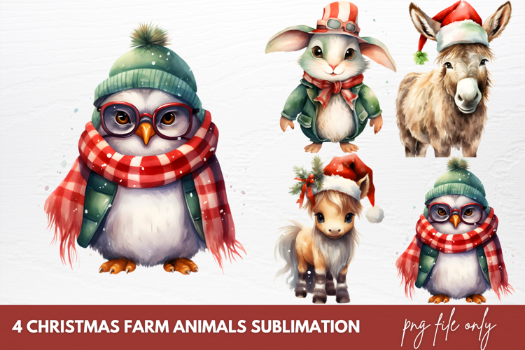 Christmas Watercolor Clipart Image 13