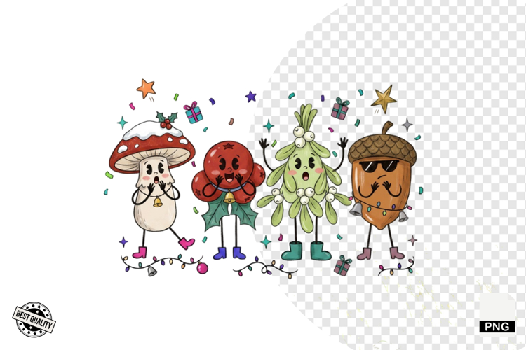 Cartoonish Christmas Clipart