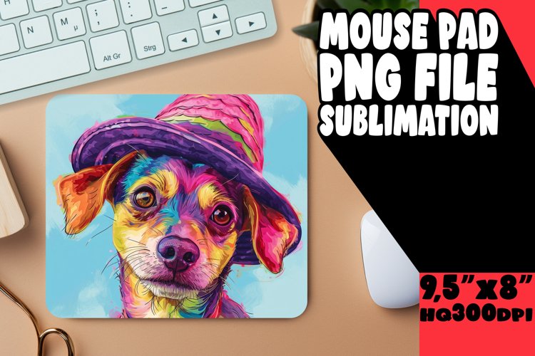 Cute Canine Mousepad Design example image 1