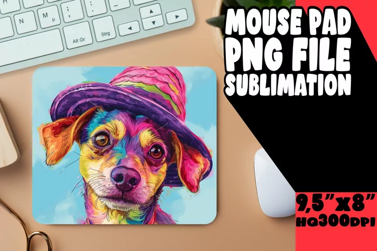 Cute Canine Mousepad Design