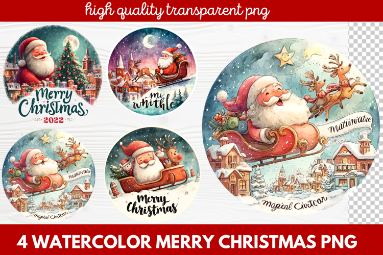 Christmas Watercolor Clipart Image 23