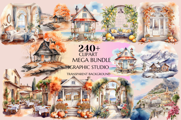 Porch Mega Bundle, Garden Mega bundle, Hut Bundle, Beach