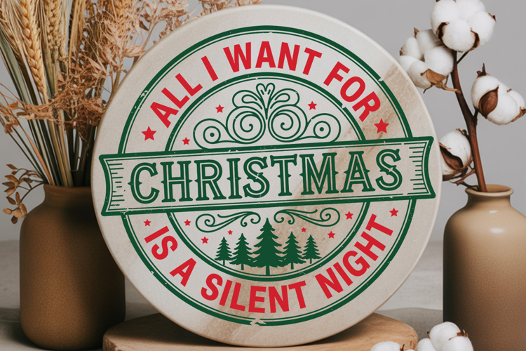 All I Want For Christmas Is A Silent Night example image 1