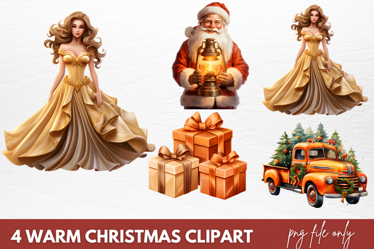 Christmas Watercolor Clipart Image 8