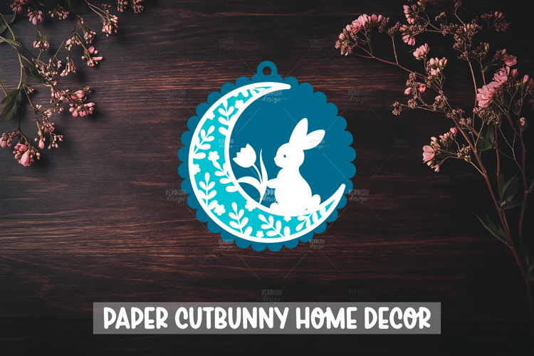 Floral Bunny Svg Image 9