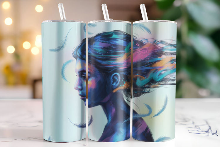 Girl Tumbler Wrap | Sublimation | Tumblers