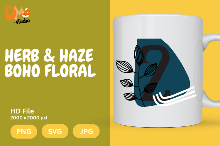 Boho Floral Svg Image 18