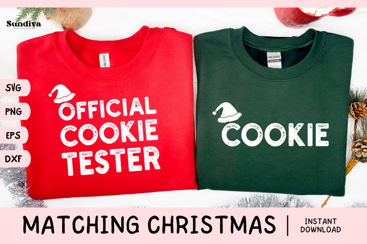 Matching Christmas Quote SVG | Official Cookie Tester