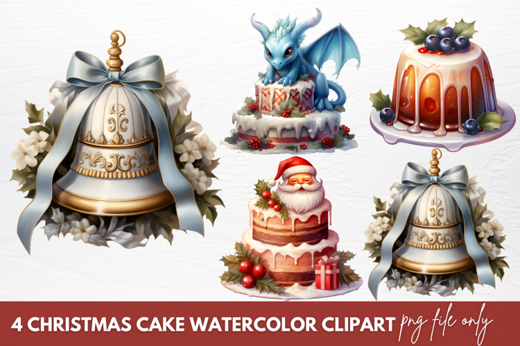 Christmas Watercolor Clipart Image 22