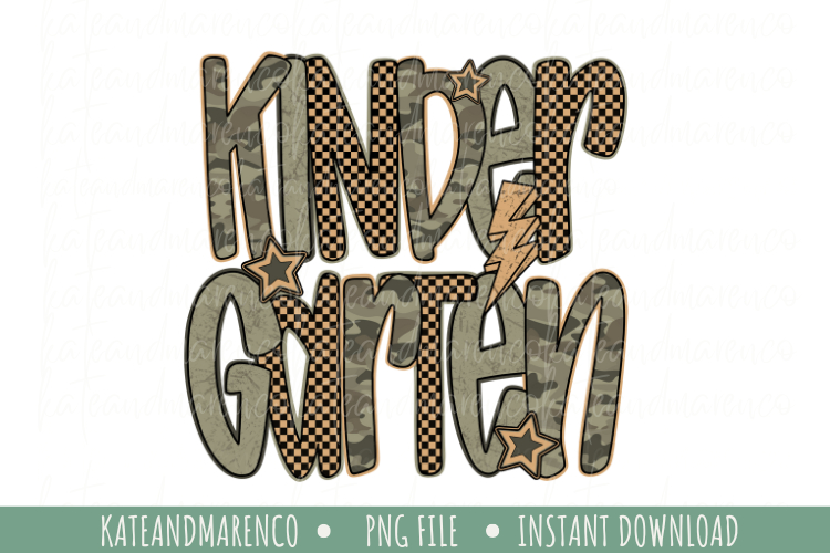 Camouflage Kindergarten PNG | Boy Kindergarten PNG