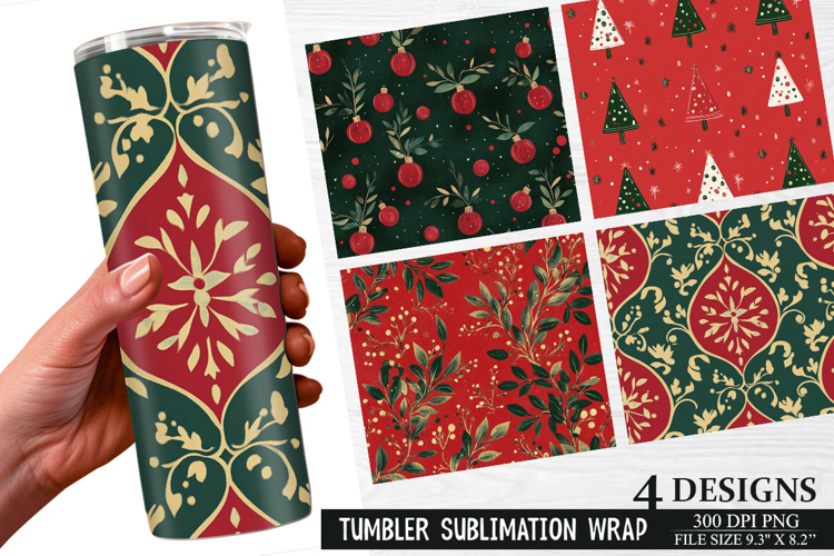 Christmas Tumbler Wrap Image 6