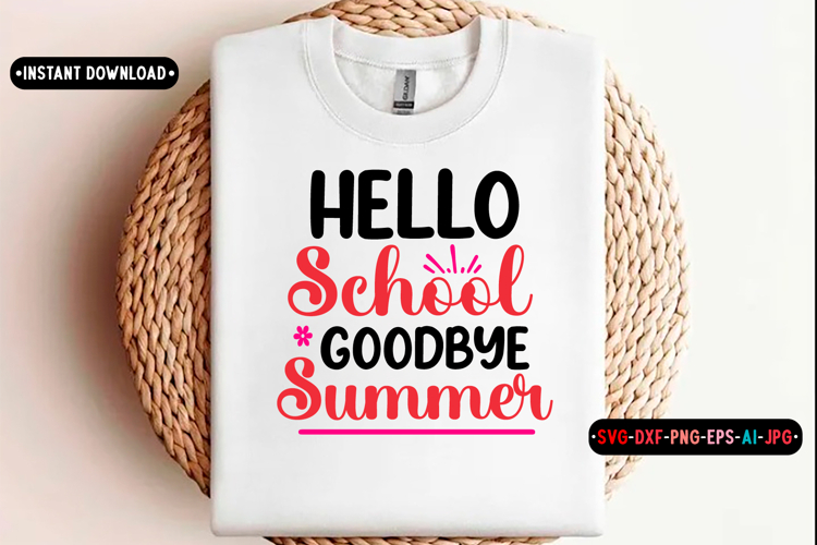 Back to school SVG Design, Back to School svg cut file