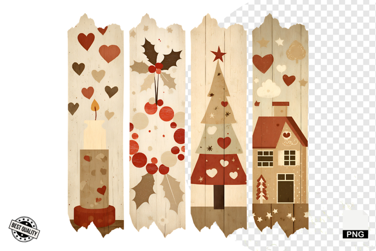 Rustic Christmas Clipart Image 10