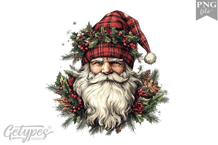 Santa Christmas Clipart Image 17