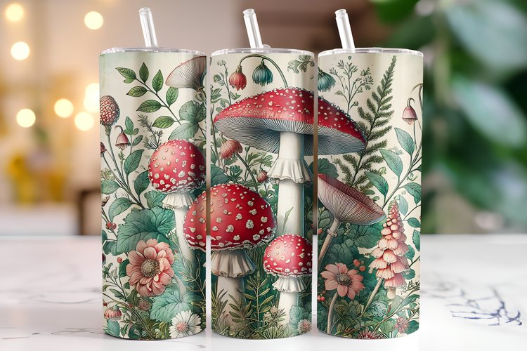 Mushroom Tumbler Wrap | Sublimation | Tumblers