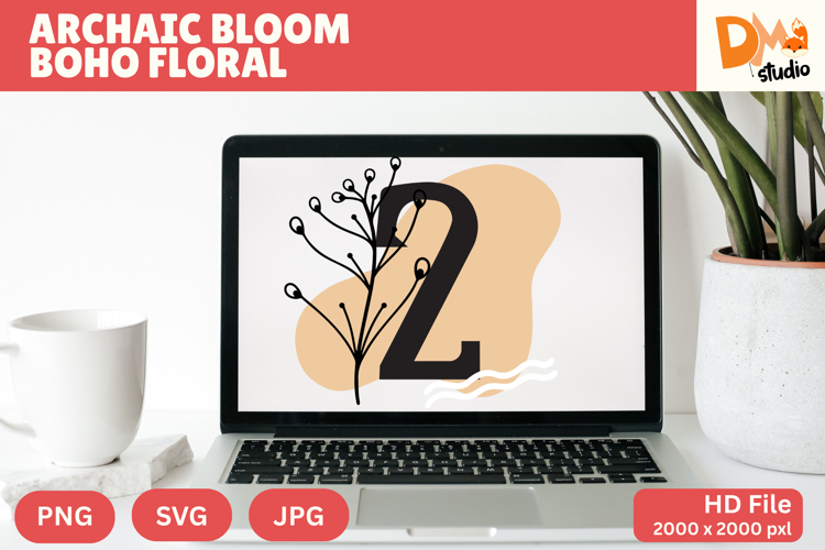 Floral Letter Svg Image 10