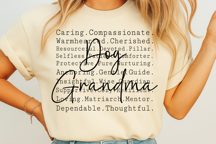Dog Grandma Svg Image 3