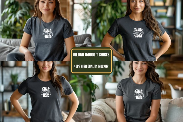 White Tshirt Mockup Image 12
