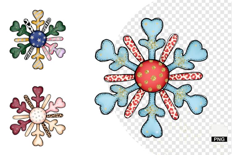 Snowflakes Doodle Image 12